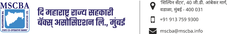 THE MAHARASHTRA STATE CO-OPERATIVE BANKS’ ASSOCIATION LTD., MUMBAI